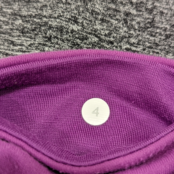 Lululemon Yogi Dance Leggings Violet and Grey Ruffles - Picture 4 of 6